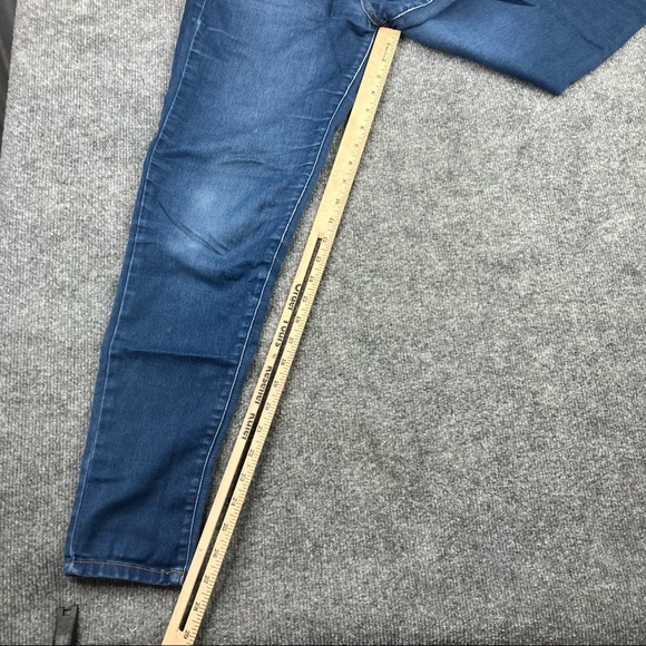 AEROPOSTALE high-waisted jeggings- size 0 dark wash - Picture 2 of 10